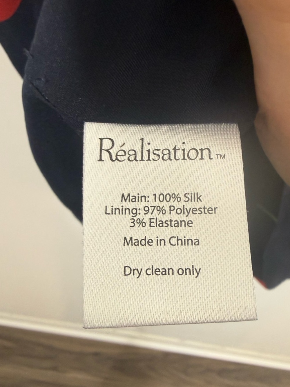 Réalisation Par Christy Mini Dress Wild Cherry 100% Silk Small - Picture 8 of 8